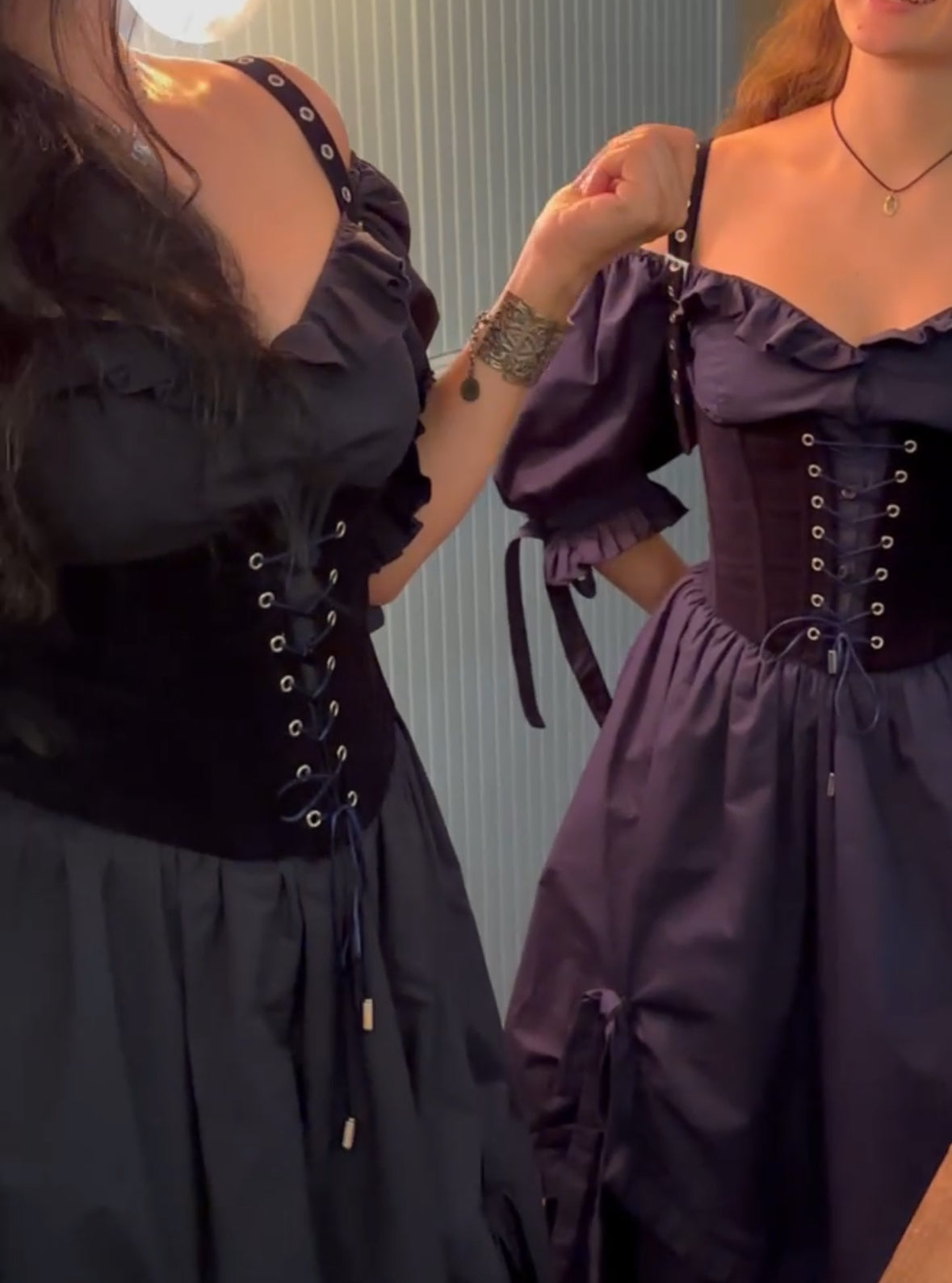 Cotton Velour Corset