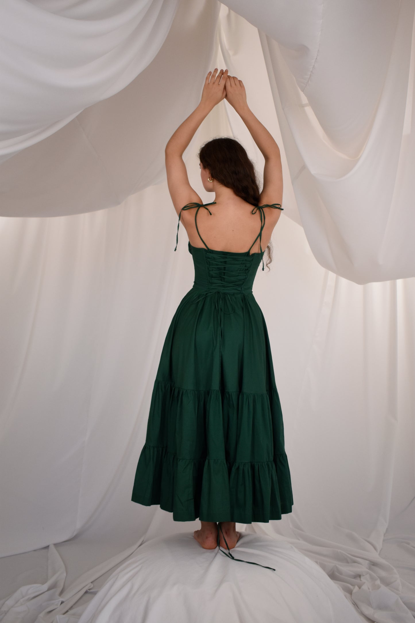 Podolianochka summer milkmaid dress