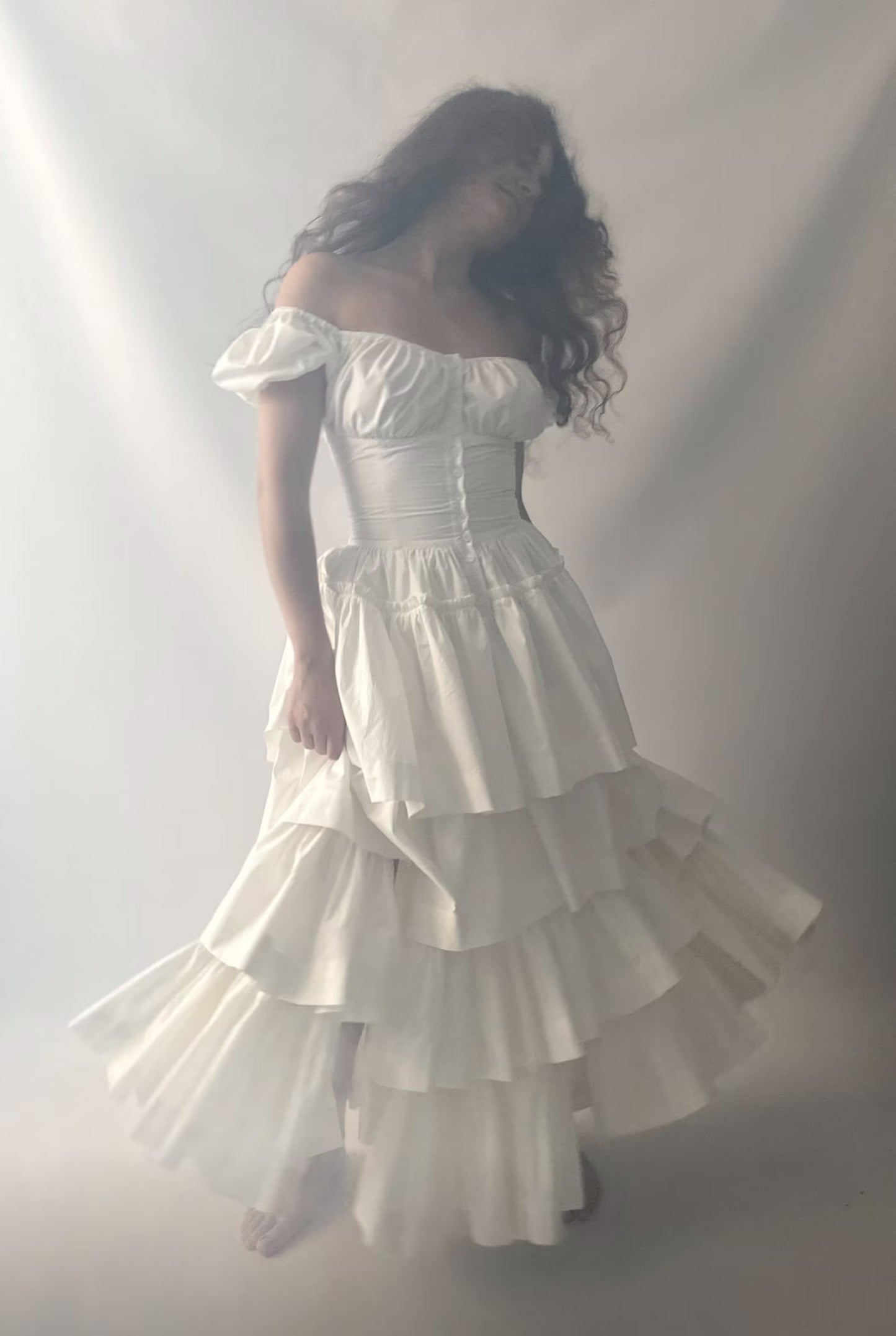 Drama detachable skirt 2 in 1 dress