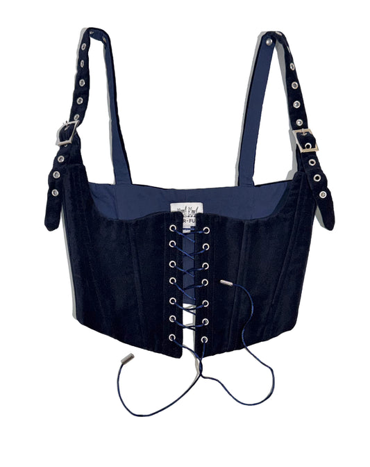 Cotton Velour Corset