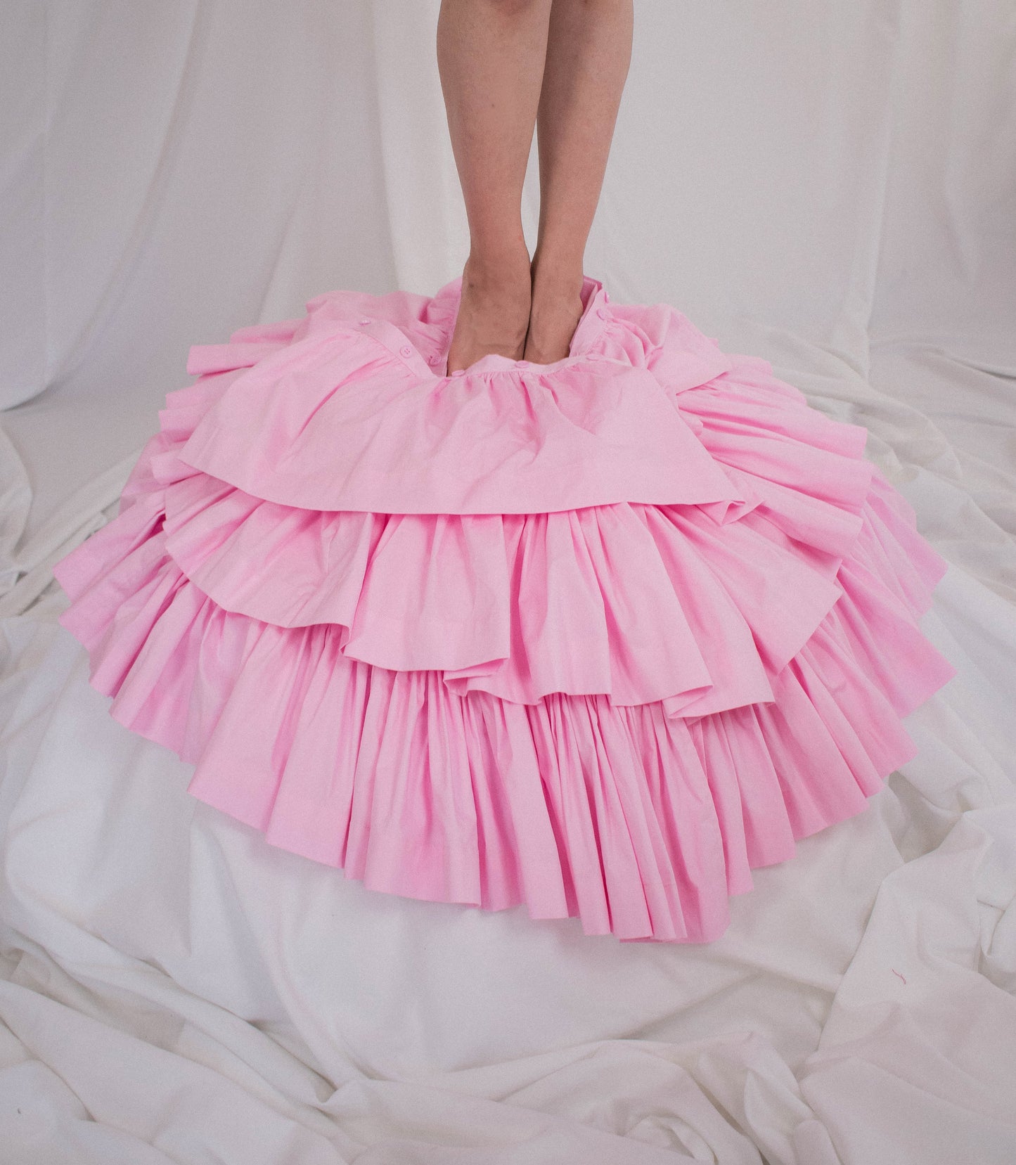 Drama detachable skirt 2 in 1 dress