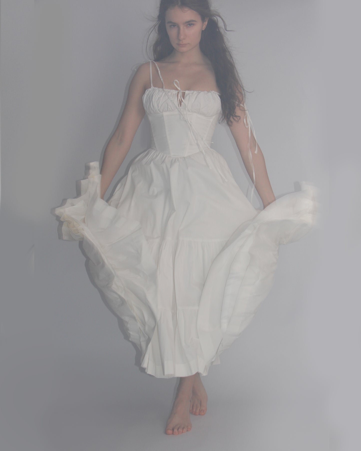 Podolianochka summer milkmaid dress