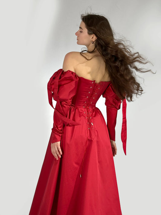 Kazka Satin Cotton Dress