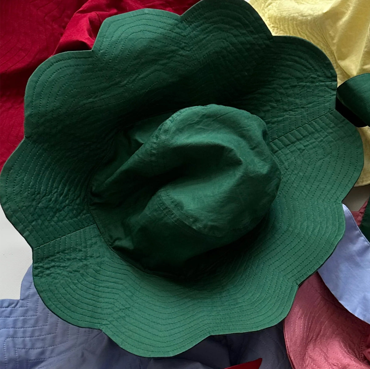 Panama flower hat sun cotton