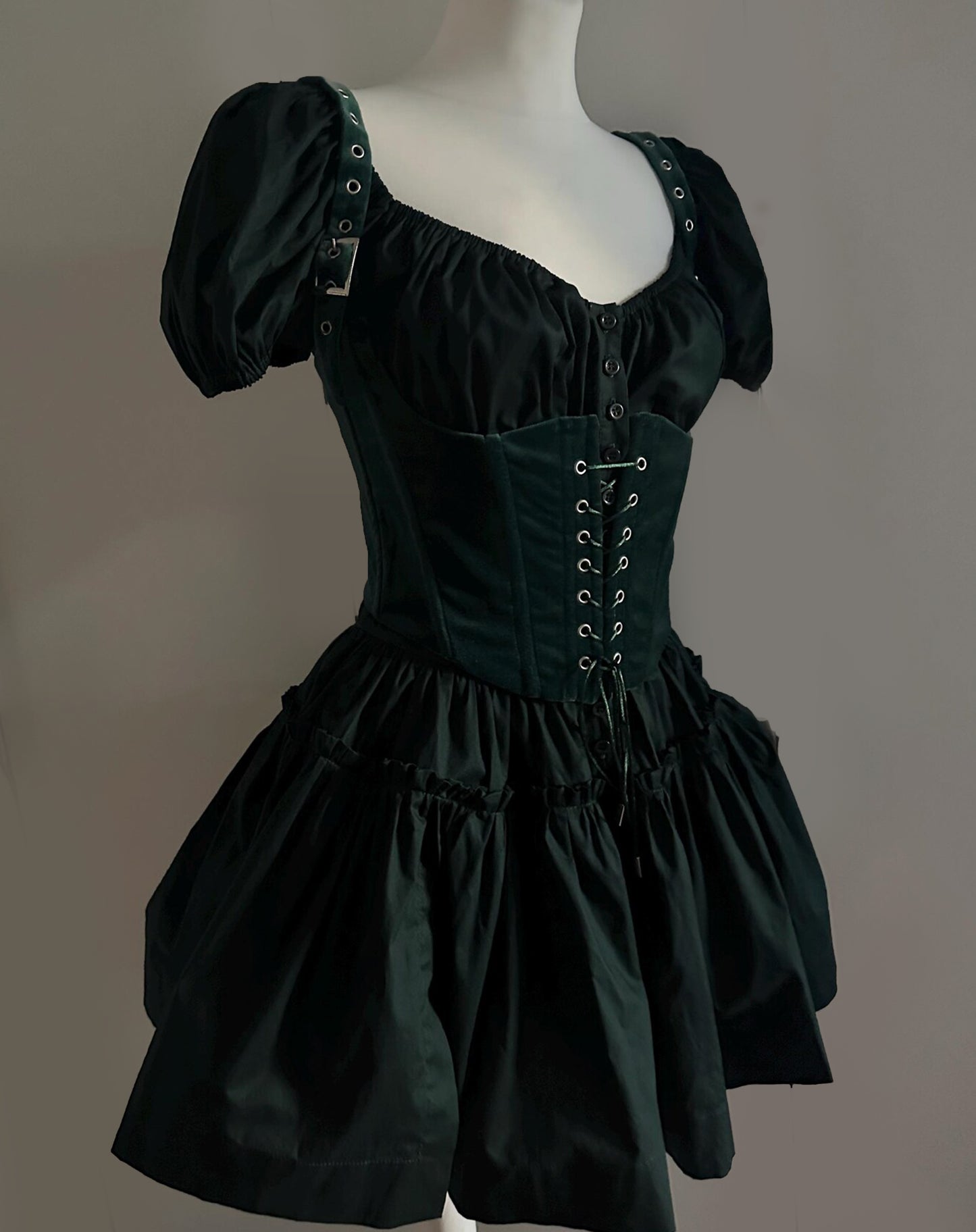 Cotton Velour Corset