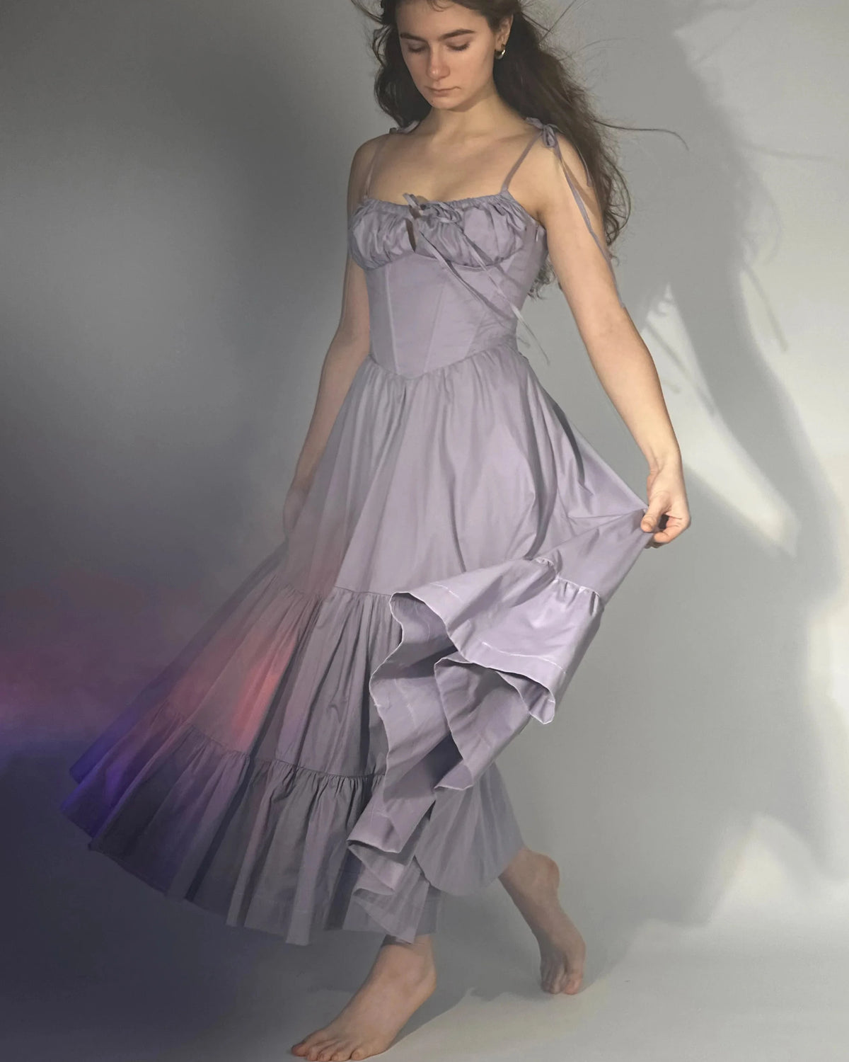 Podolianochka summer milkmaid dress