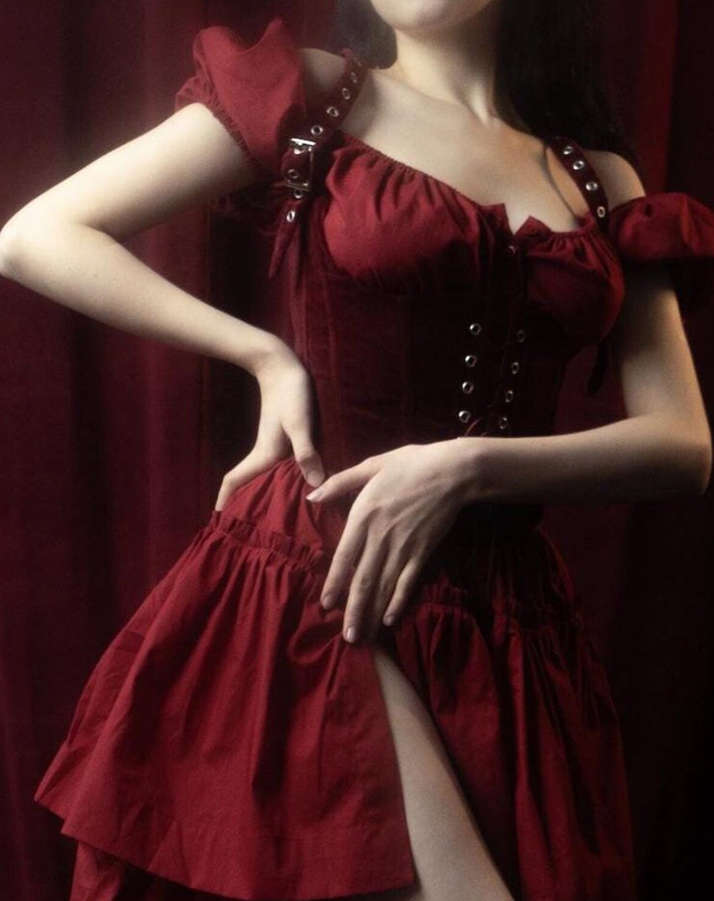 Cotton Velour Corset