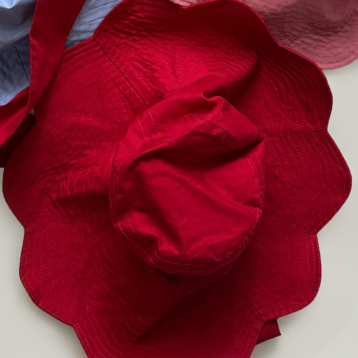 Panama flower hat sun cotton
