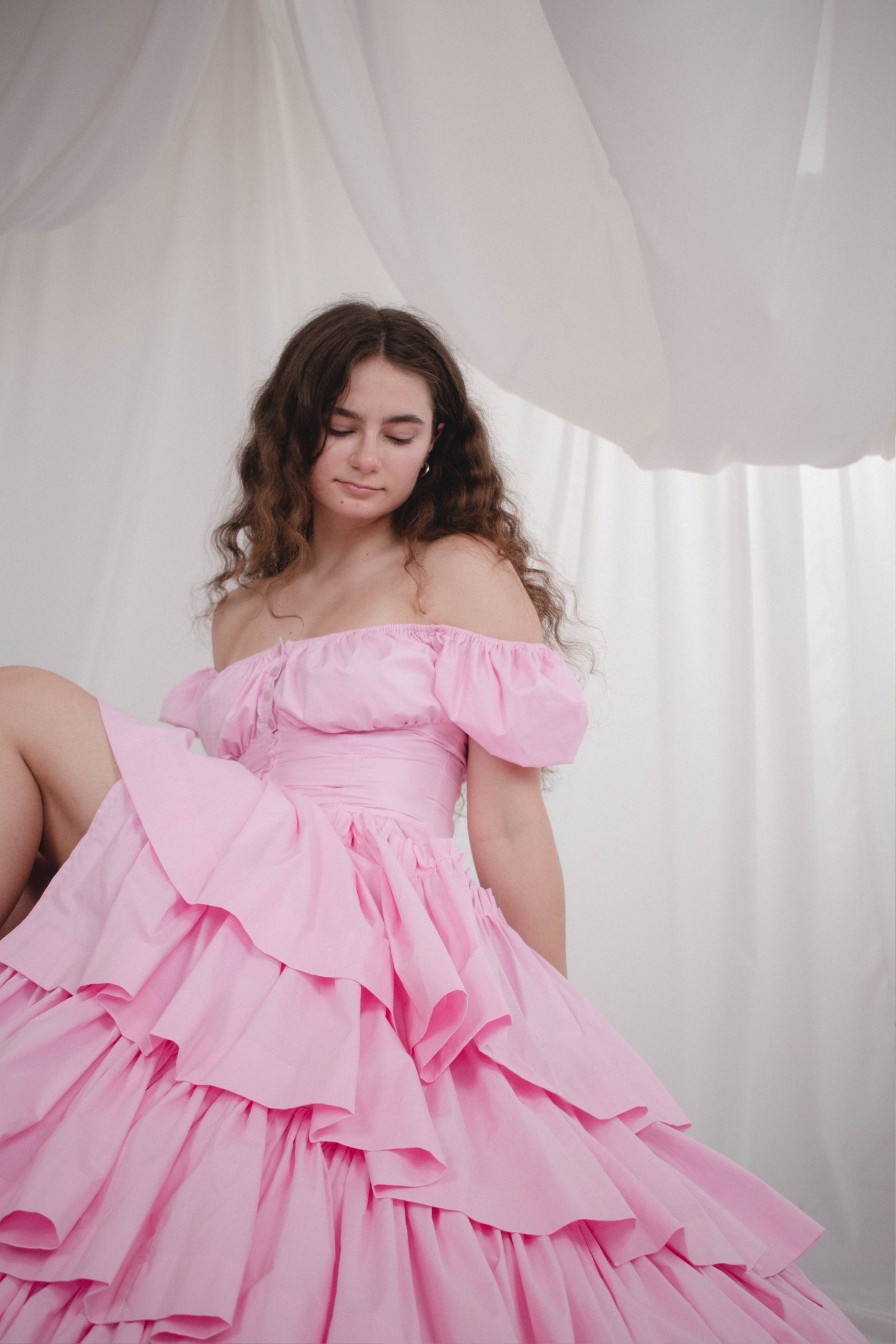 Drama detachable skirt 2 in 1 dress