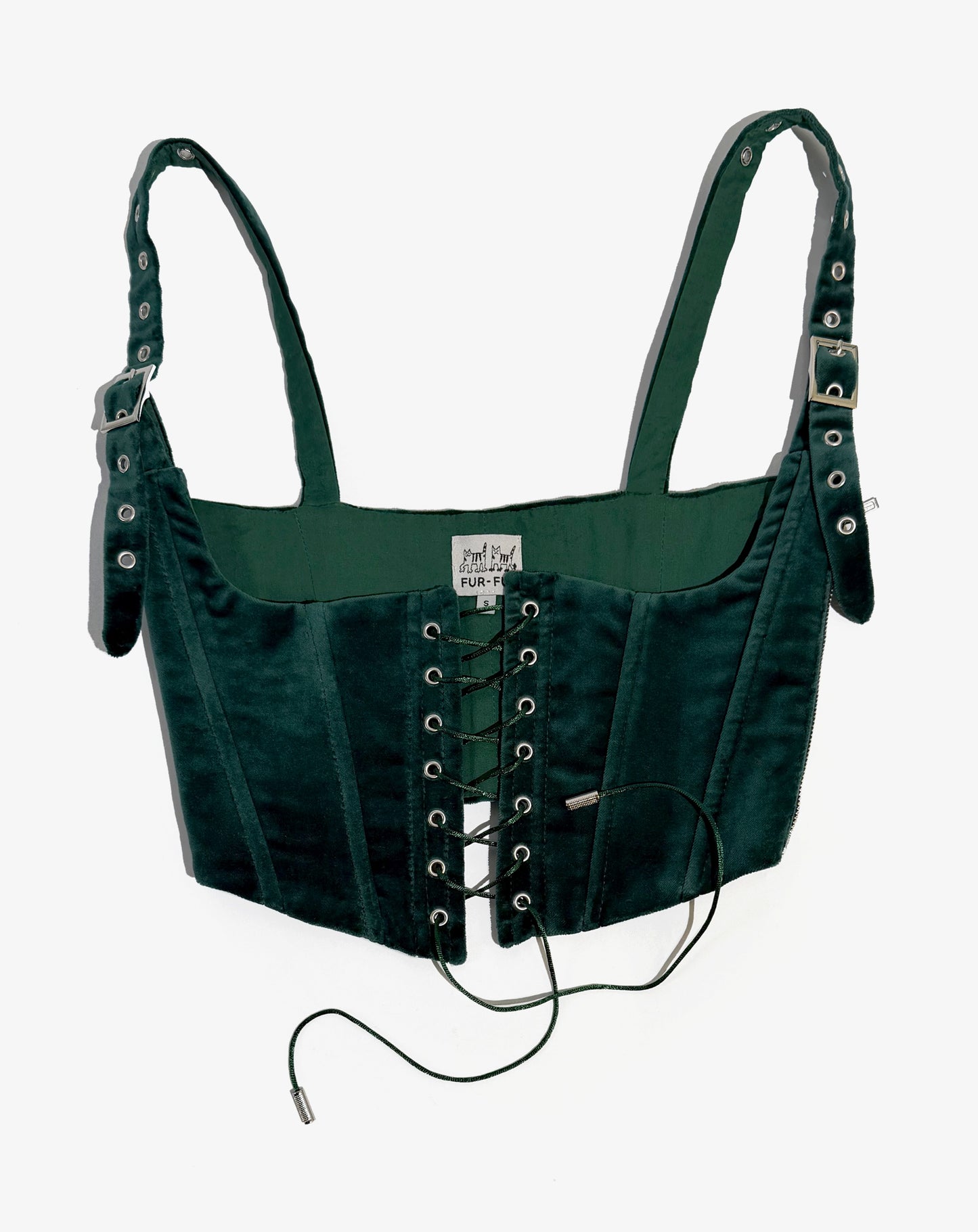 Cotton Velour Corset