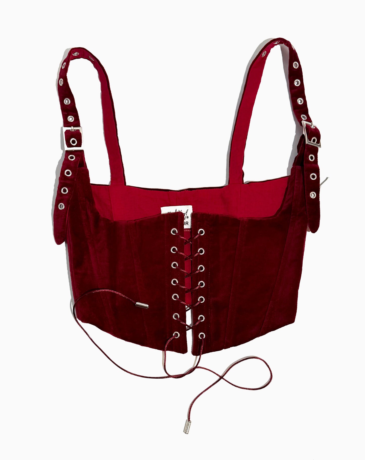 Cotton Velour Corset
