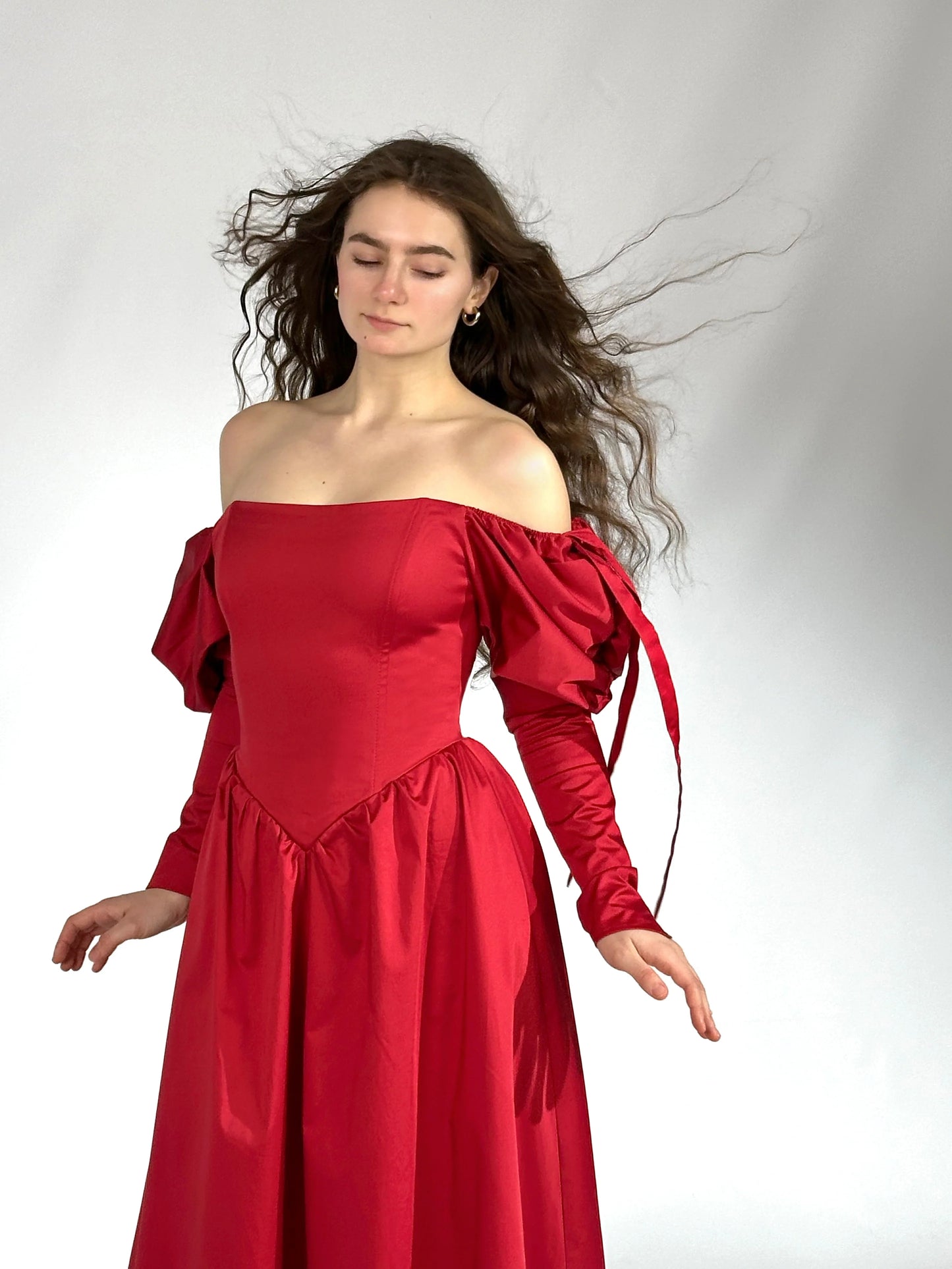 Kazka Satin Cotton Dress