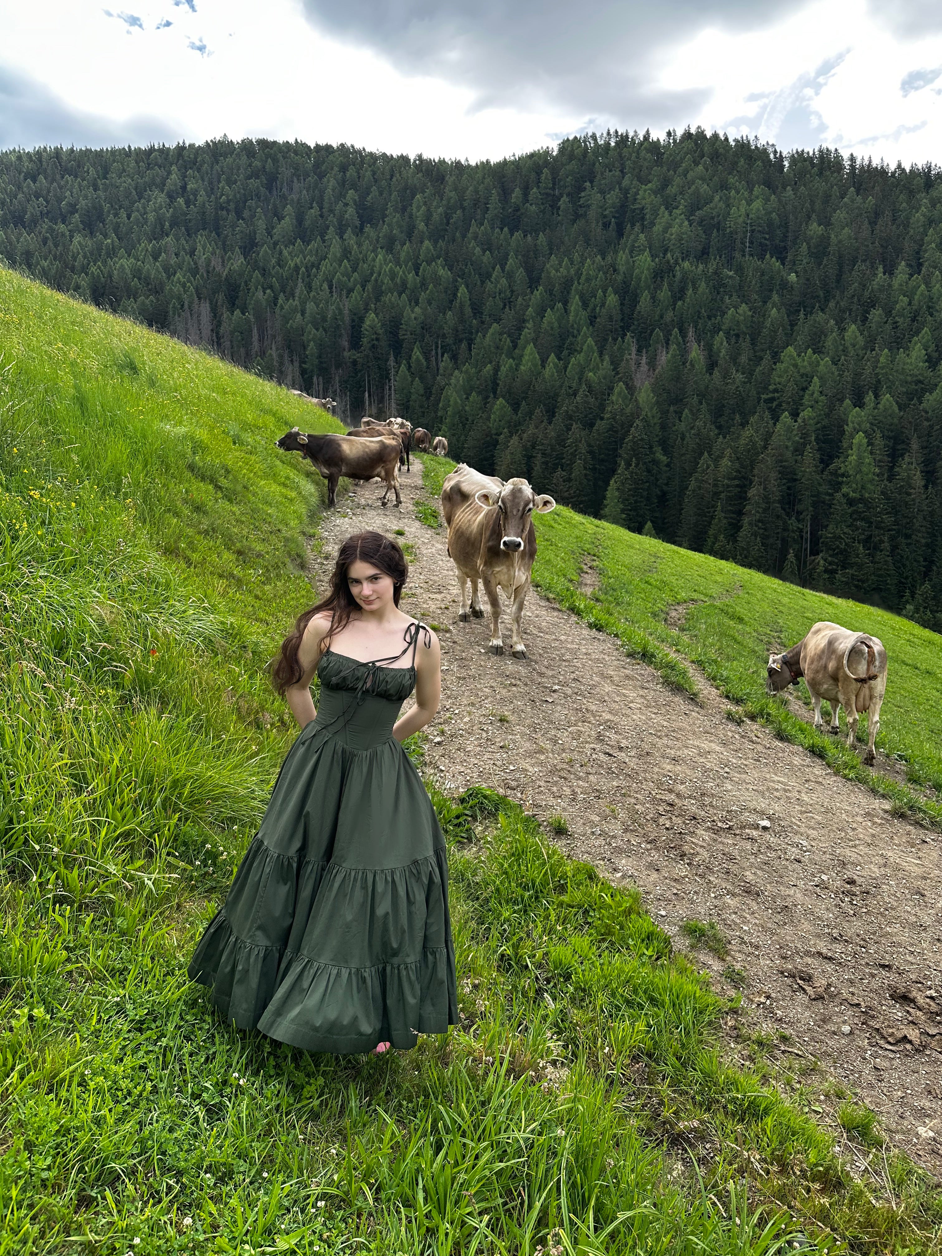 Podolianochka summer milkmaid dress – FurFur