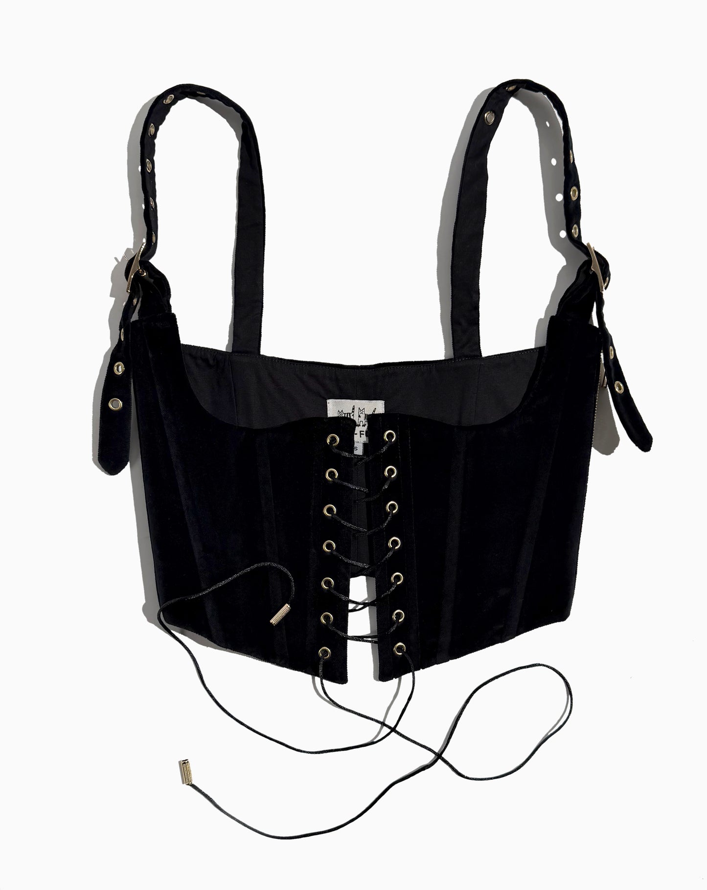Cotton Velour Corset