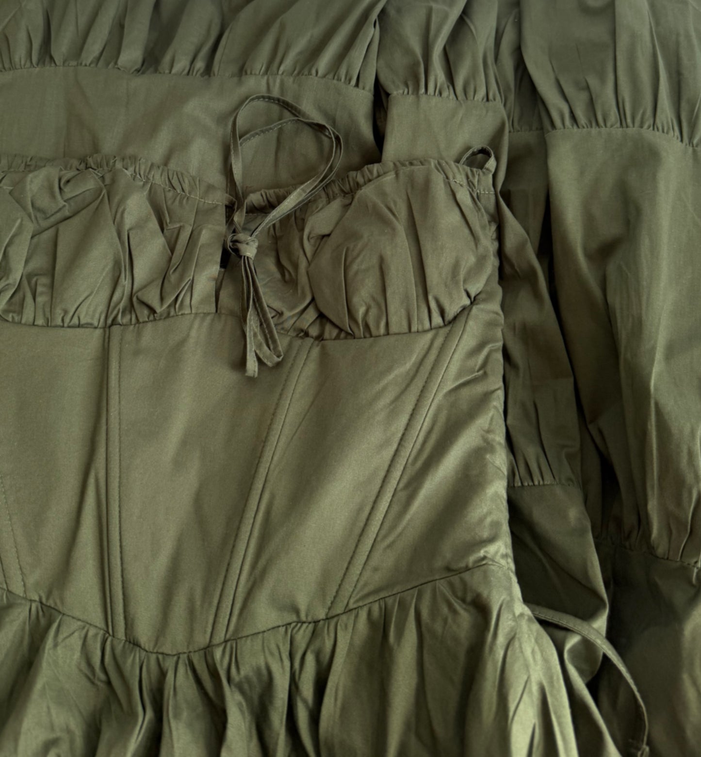 Podolianochka summer milkmaid dress