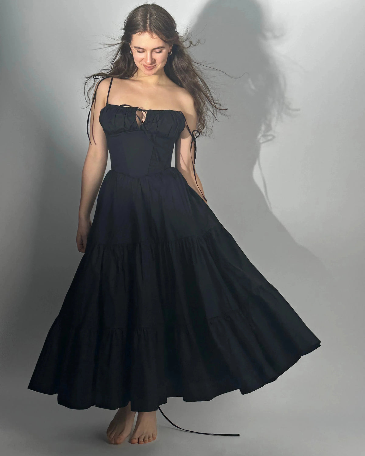 Podolianochka summer milkmaid dress