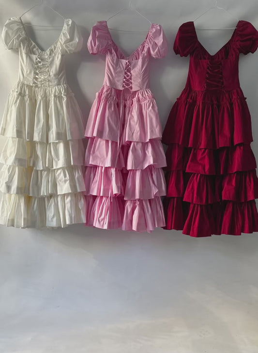 Drama detachable skirt 2 in 1 dress